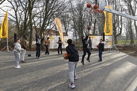 Nueva cancha de baloncesto en el distrito Linden-Süd de Hannover