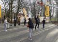 Nueva cancha de baloncesto en el distrito Linden-Süd de Hannover