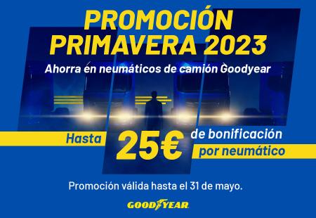 Promoción Primavera 2023 en neumáticos de camión Goodyear