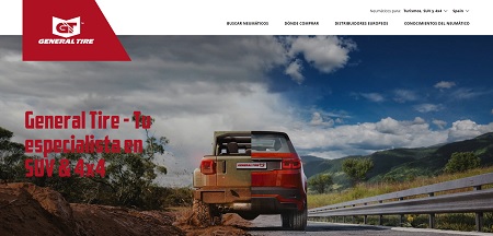 General Tire estrena nueva página web para España