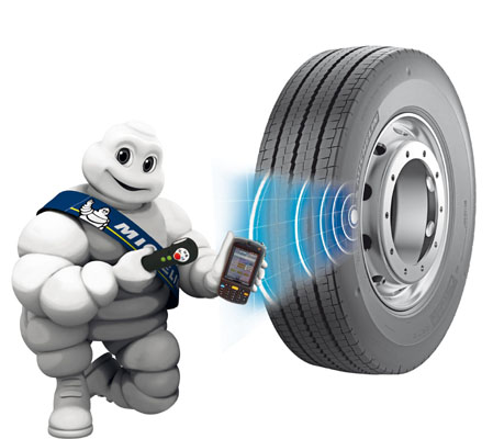 Neumático Michelin con chip RFID