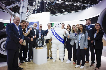 Azul selecciona el neumático conectado PresSense de Michelin y Safran para su flota