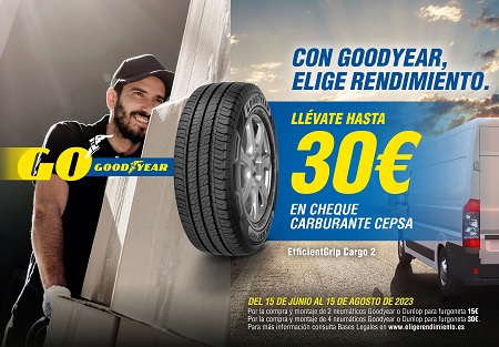 Goodyear premia la compra de sus neumáticos para furgoneta