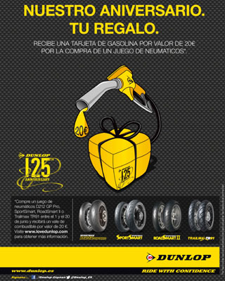 Promoción Dunlop 125 aniversario