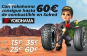 Confortauto premia el montaje de neumáticos Yokohama con hasta 60€ de combustible