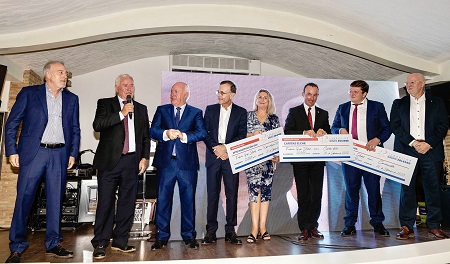 La fundación Grupo Soledad entregó 105.000 euros 35.000 euros para cada entidad