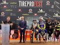 Eduardo salazar durante la inauguración de Tire Pro Fest