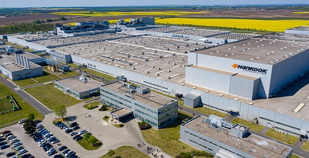 Vista aérea de la planta de Hungría
