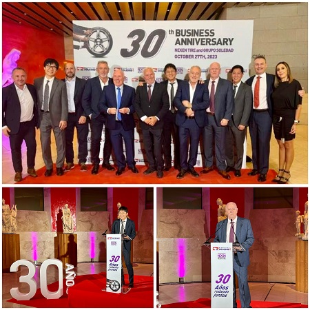 Evento 30 Aniversario de relación comercial de Grupo Soledad y Nexen Tire