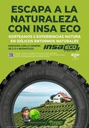 Confortauto promociona los neumáticos ecológicos Insa Eco sorteando experiencias en entornos naturales